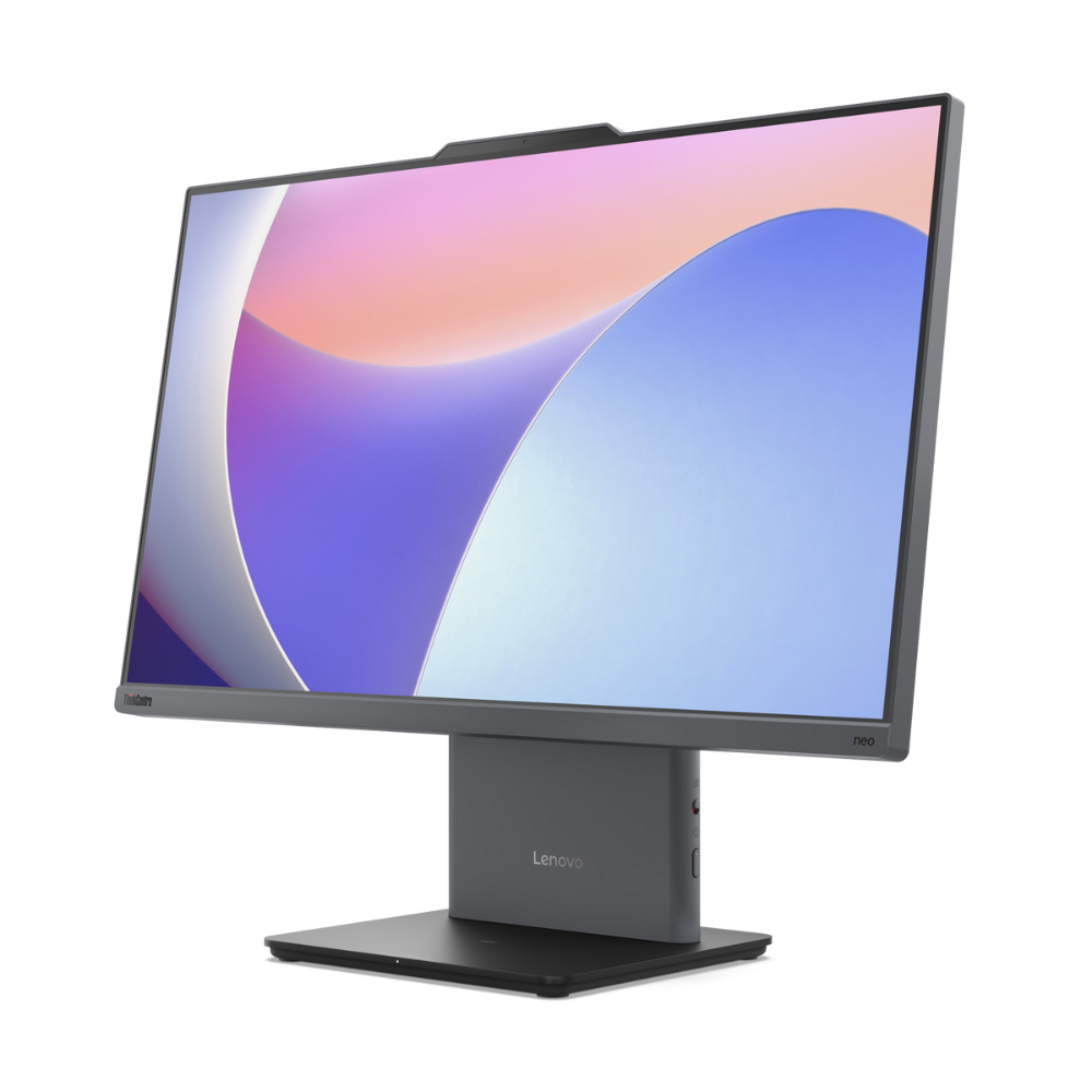 Cap Middle East FZCO-Default Title-LENOVO-Desktop-Lenovo ThinkCentre Neo 50a 24 Gen 5 23.8-Inch All-in-One Desktop, Intel Core i5-13420H, 8GB DDR5 RAM, 512GB PCIe 4.0 SSD, FHD IPS Display, Integrated UHD Graphics, 5MP Camera, Dual 3W Speakers, Wi-Fi 6, HDMI In/Out, USB-C, Luna Grey
