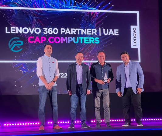 Cap Computer Trading LLC received the “Lenovo 360 Partner” Award for the FY 22/23