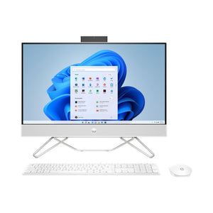 2023 Newest HP All-in-One 24-inch Touchscreen Desktop, 12th Generation Intel Core i7-1255U processor| 16GB DDR4 RAM | 512GB NVMe SSD | Wireless Keyboard & Mouse| Intel® Iris® Xᵉ Graphics| 23.8” FHD Display| Windows 11 (Starry White)