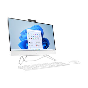 2023 Newest HP All-in-One 24-inch Touchscreen Desktop, 12th Generation Intel Core i7-1255U processor| 16GB DDR4 RAM | 512GB NVMe SSD | Wireless Keyboard & Mouse| Intel® Iris® Xᵉ Graphics| 23.8” FHD Display| Windows 11 (Starry White)