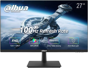 Dahua 27-Inch VA Full HD 1080p 100Hz Borderless Monitor With HDMI, VGA, 3 Years Dahua Manufacturer Warranty - (LM27-A200F)