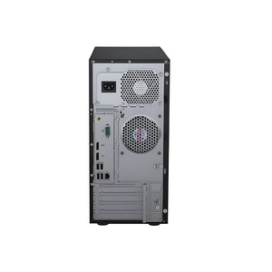 Back view of a computer case with multiple ports and fans on a white background
Cap Middle East FZCO-LENOVO--LENOVO ST50 V2 ThinkSystem - Intel, Xeon E-2324G, 4 Cores, 65W, 3.1GHz,8GB TruDDR4 3200 MHz (1Rx8, 1.2V) ECC UDIMM, 2* 1TB SATA 3.5