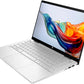 HP Pavilion x360 14-ek200 2-in-1 Convertible Laptop, 14" FHD Touchscreen, Intel Core 5-120U (10-Core, up to 5.4GHz), 16GB RAM, 512GB SSD, WiFi 6, HP Rechargeable Pen, Windows 11 Home, Natural Silver
