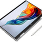 HP Pavilion x360 14-ek200 2-in-1 Convertible Laptop, 14" FHD Touchscreen, Intel Core 5-120U (10-Core, up to 5.4GHz), 16GB RAM, 512GB SSD, WiFi 6, HP Rechargeable Pen, Windows 11 Home, Natural Silver