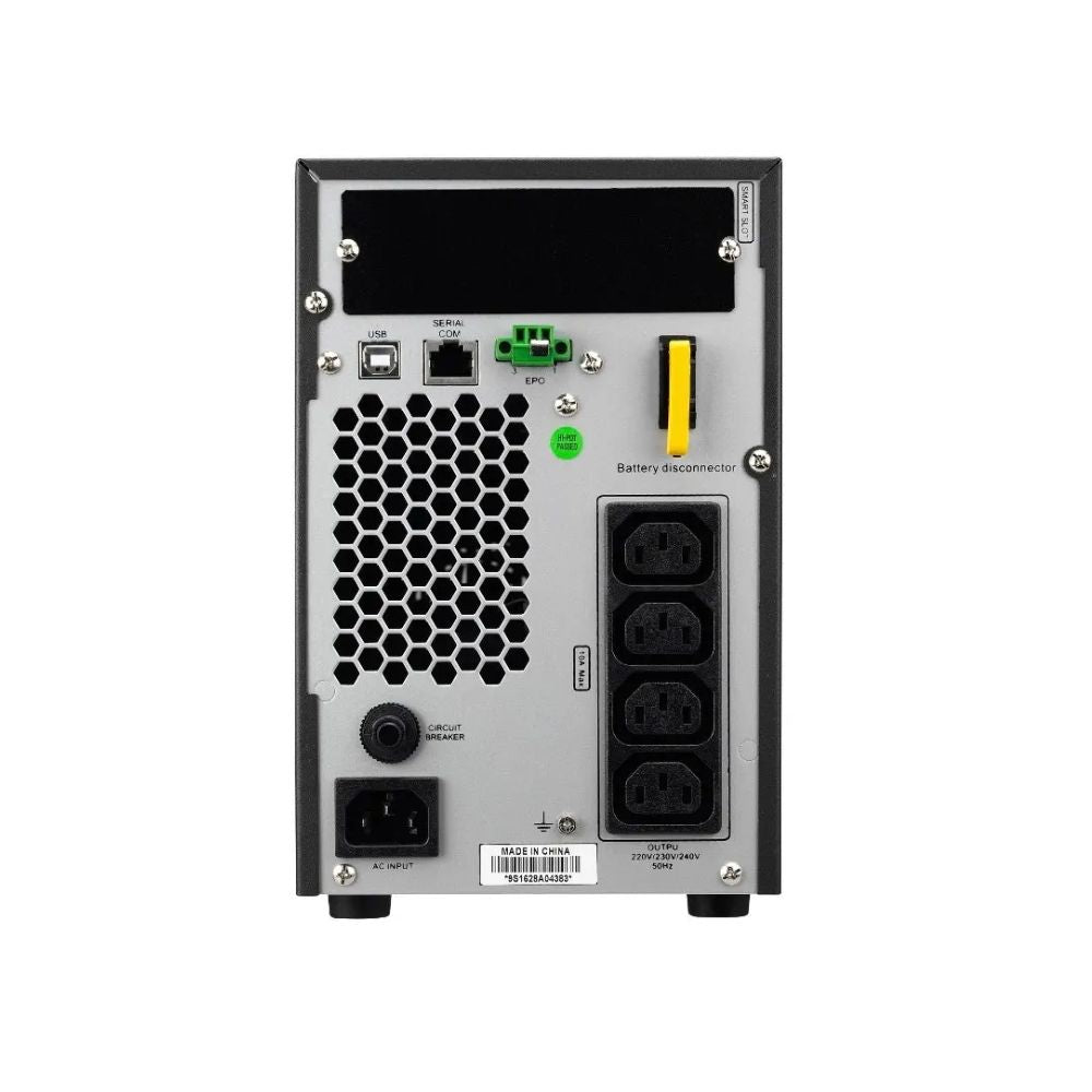 Cap Middle East FZCO--APC--APC Easy UPS On-Line, 2000VA/1600W, Tower, 230V, 4x IEC C13 outlets, Intelligent Card Slot, LCD | SRV2KI