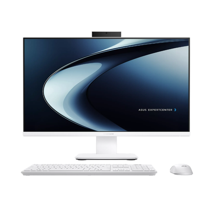 ASUS ExpertCenter P400 AiO (P440VA) All-in-One PC – Intel® Core™ 5 210H, 8GB DDR5, 512GB PCIe 4.0 NVMe SSD, Intel UHD Graphics, 23.8" FHD Display, Wi-Fi, Wireless Arabic Keyboard & Mouse Included, White - 1 Year Warranty