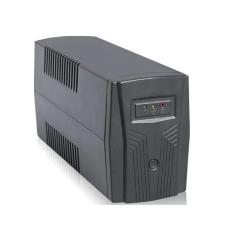 Cap Middle East FZCO--CROWN MICRO--Crown Micro Uninterruptible Power Supply UPS 650VA 230V - Black