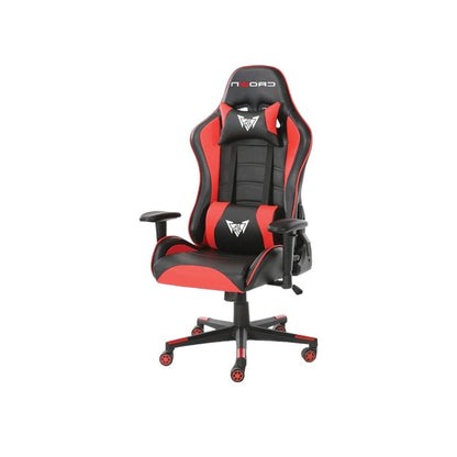 Cap Middle East FZCO-RED-CROWN MICRO--Crown Gaming Chair, Faux Leather, 2D Armrest, 90-180 Degree Adjustment, Polyurethane Foam and Synthetic Elastic Fibers