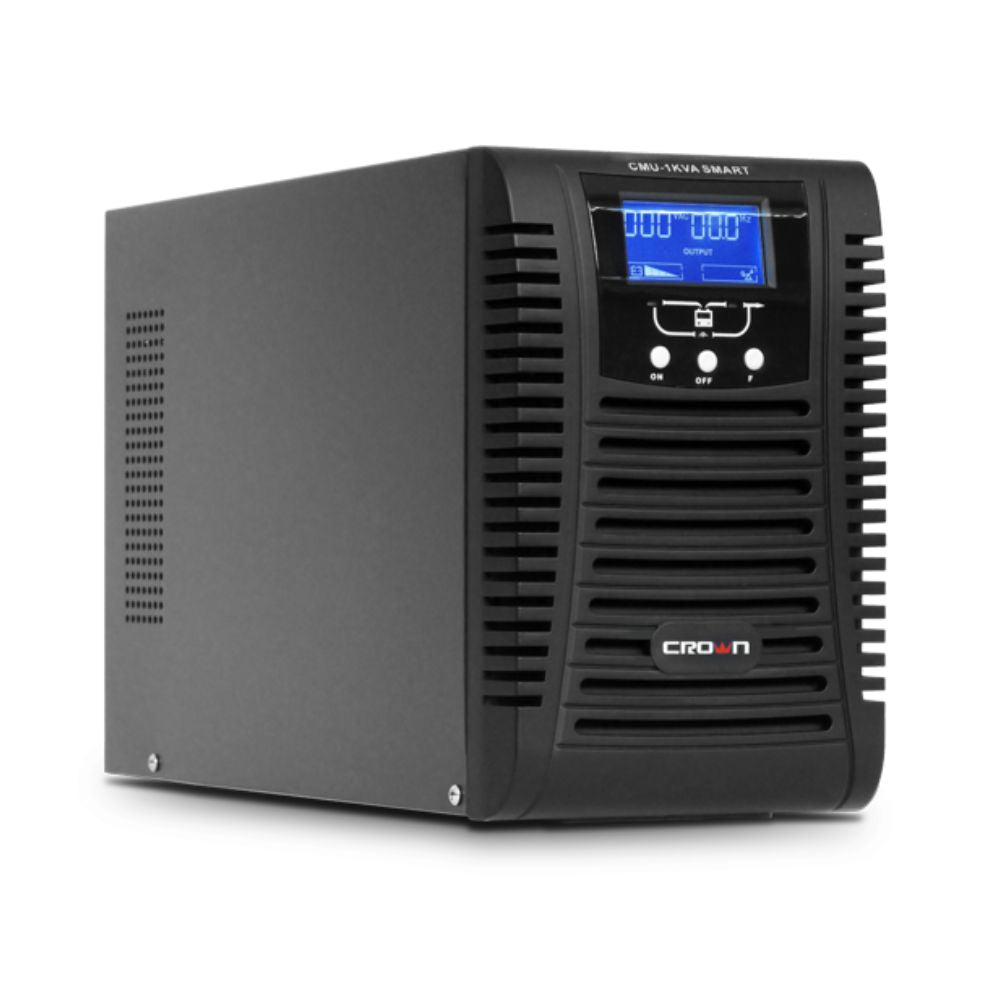 Cap Middle East FZCO--CROWN MICRO--Crown Micro Smart-UPS 1000VA, Tower, LCD 230V - Black