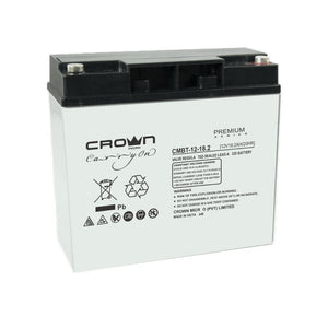 Cap Middle East FZCO--CROWN MICRO--Crown Micro Lead-Acid Battery 18.2Ah 12V