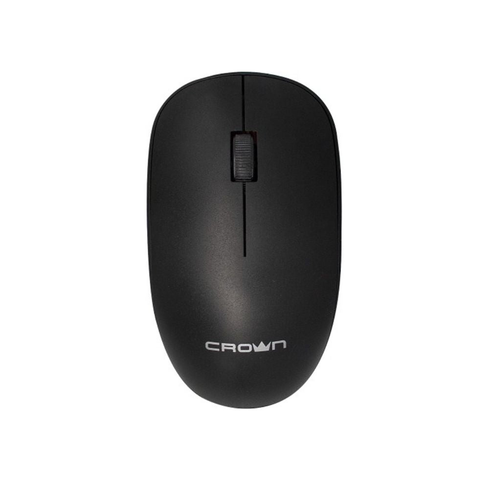 Cap Middle East FZCO--CROWN MICRO--Crown Micro Rechargeable 2.4 Wireless Mouse - Black | CMG-X11