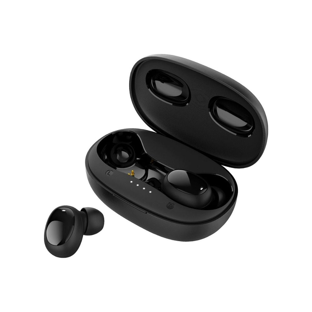 Cap Middle East FZCO--CROWN MICRO--Crown Micro True Wireless Bluetooth Earbuds - Black