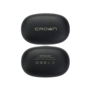 Cap Middle East FZCO-Default Title-CROWN MICRO--Crown Micro True Wireless Bluetooth Earbuds - Black