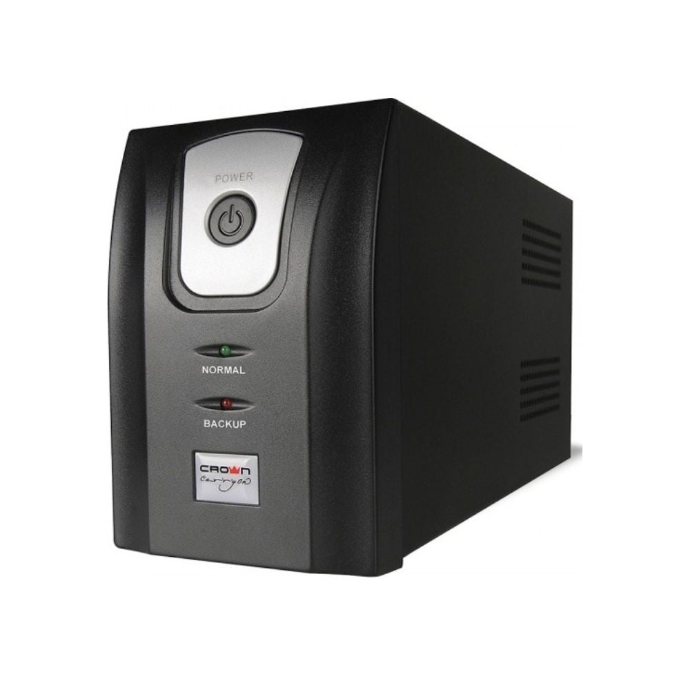 Cap Middle East FZCO--CROWN MICRO--Crown Micro Uninterruptible Power Supply UPS 750VA 230V - Black