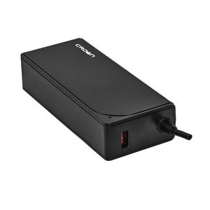 Crown Micro Universal Laptop Charger 90 W 12-20V with USB Port