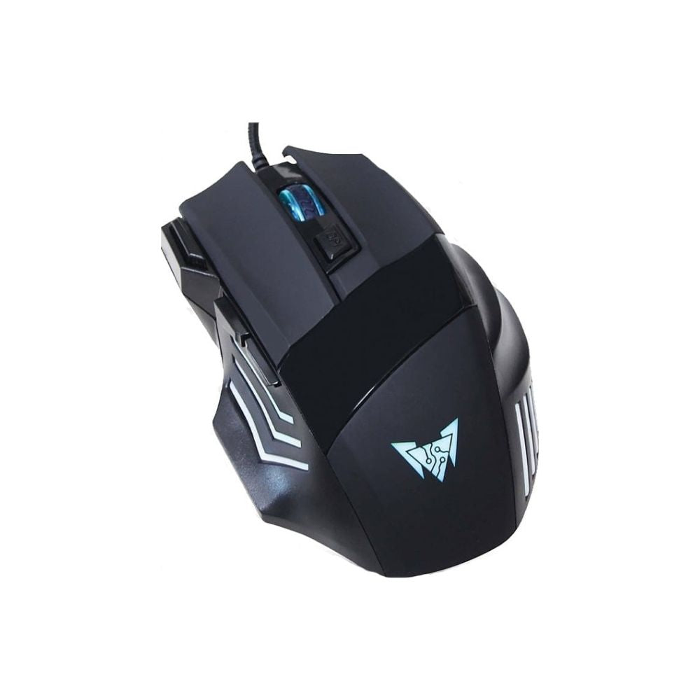 Cap Middle East FZCO--CROWN MICRO--Crown Micro Wired Gaming Mouse, Up to 2000Dpi, Button 7D, Range 1.5m - CMGM-X2