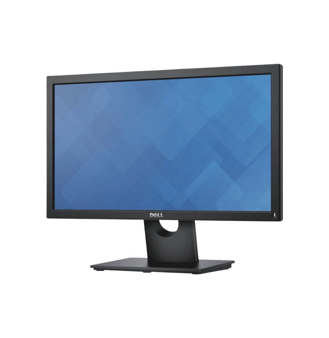 Angled view of the Dell E2016H 20-inch Full HD LED monitor