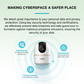 Dahua Hero A1 Pan/Tilt WiFi Security Camera, 360° Coverage, Human & Pet Detection, Auto Tracking, Two-Way Audio, Night Vision, Privacy Mode, HD Indoor Camera for Home & Office