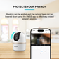 Dahua Hero A1 Pan/Tilt WiFi Security Camera, 360° Coverage, Human & Pet Detection, Auto Tracking, Two-Way Audio, Night Vision, Privacy Mode, HD Indoor Camera for Home & Office