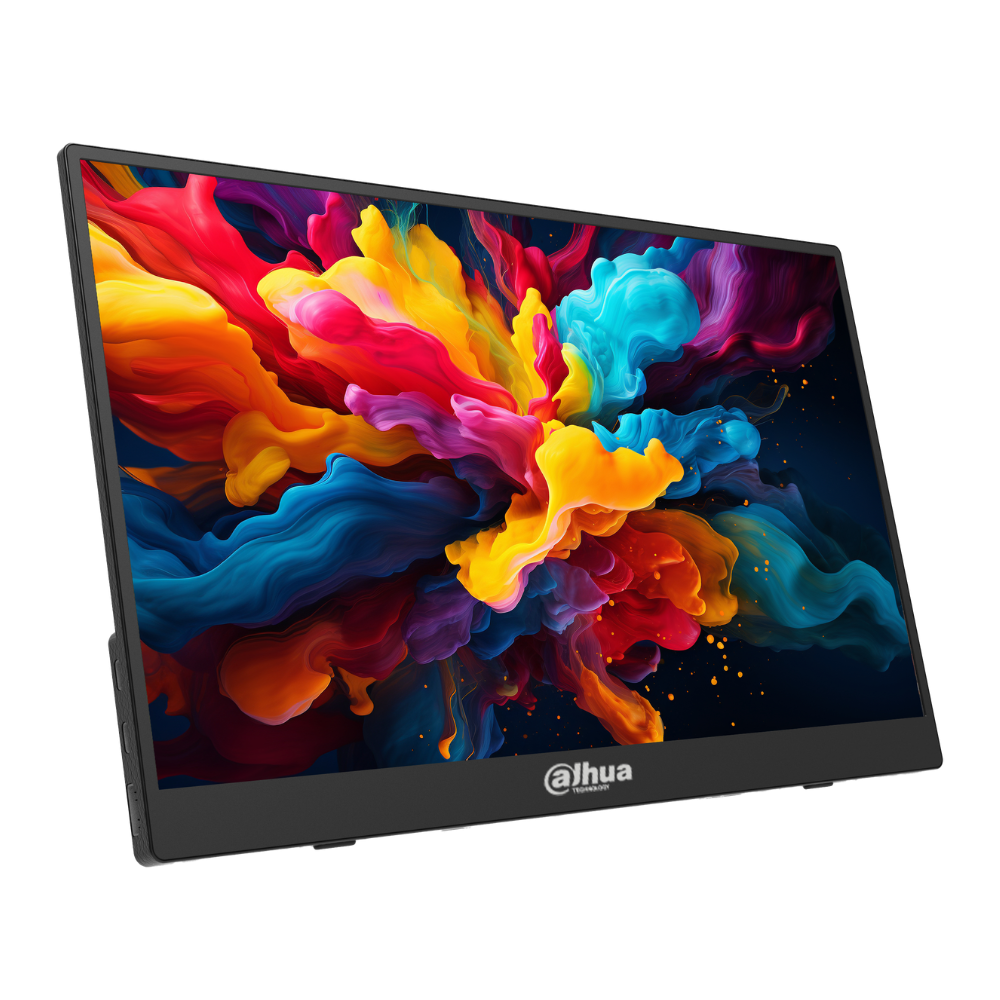 Dahua Portable Monitor 15.6” FHD IPS 1920×1080, Dual USB-C & HDMI, Ultra-Slim Travel Screen with Speakers, VESA support, 3-Year Warranty & 24/7 Service – Compatible with PC, Laptop, MacBook, Xbox