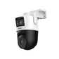 Dahua DH-P3D-3F-PV 3+3MP Outdoor Wi-Fi Dual-Lens Pan & Tilt Camera, Dual 2K, Smart Dual Light, AI Human & Vehicle Detection, Auto Tracking, Two-Way Talk, Wi-Fi 6, MicroSD, IP66