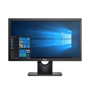 Front view of the Dell E2016HV 20-inch LED monitor
