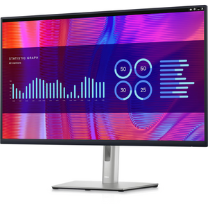 Cap Middle East FZCO-Default Title-DELL-Monitor-Dell P3223DE 32-Inch USB-C Hub Monitor, QHD 2560x1440, IPS Panel, 99% sRGB, 5ms Response Time, 90W USB-C Power Delivery, RJ45 Ethernet, HDMI, DisplayPort (In/Out), Height/Tilt/Swivel Adjustable, VESA Mountable