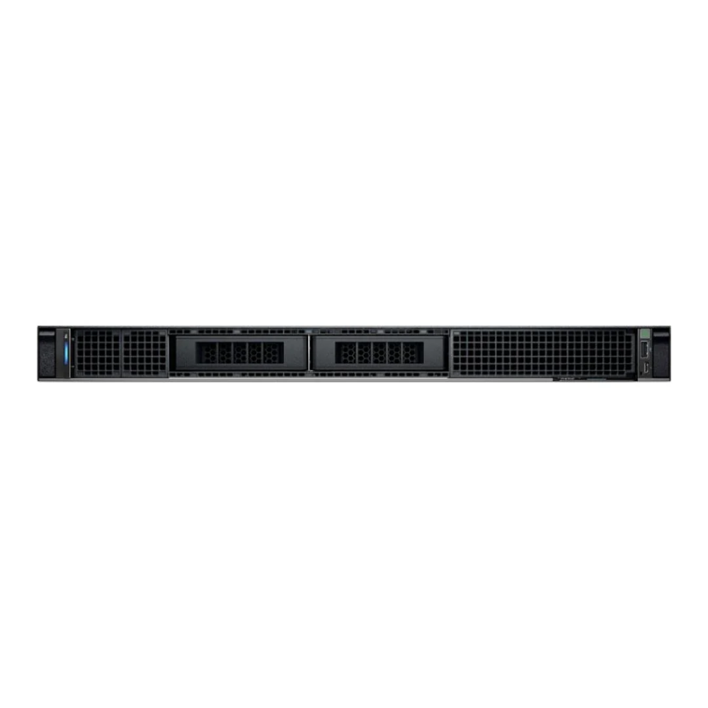 Dell PowerEdge R260 Rack Server – Intel® Xeon® 6315P 2.8GHz, 16GB DDR5-5600 ECC UDIMM, 2TB 7.2K SATA HDD, Dual-Port 1GbE, 2 × 3.5" Cabled Drive Chassis, 700W 80 PLUS Titanium PSU