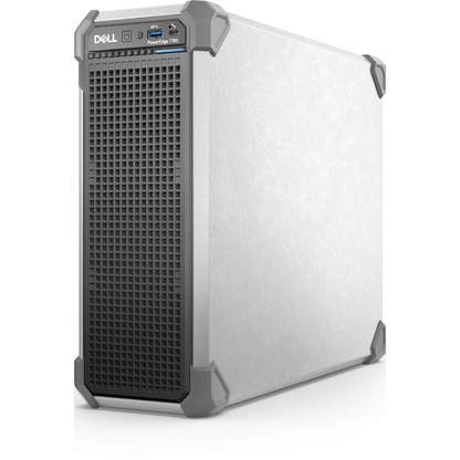 Dell PowerEdge T160 Tower Server – Intel® Xeon® 6315P 2.8GHz, 16GB DDR5-5600 ECC UDIMM, 2TB SATA 7.2K HDD, 3×3.5" Drive Bays, Dual-Port Gigabit Ethernet, 300W PSU - Servers for Small Businesses