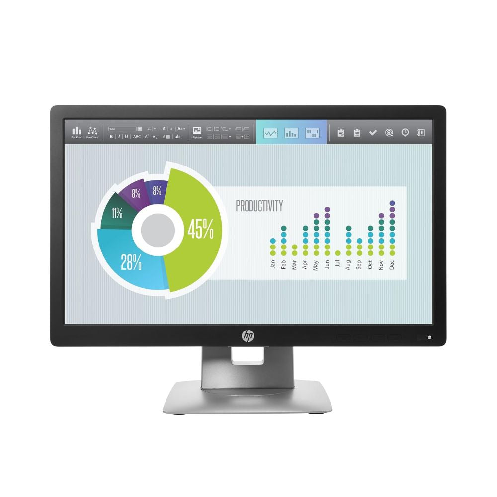 HP EliteDisplay E202 20-inch Monitor front view