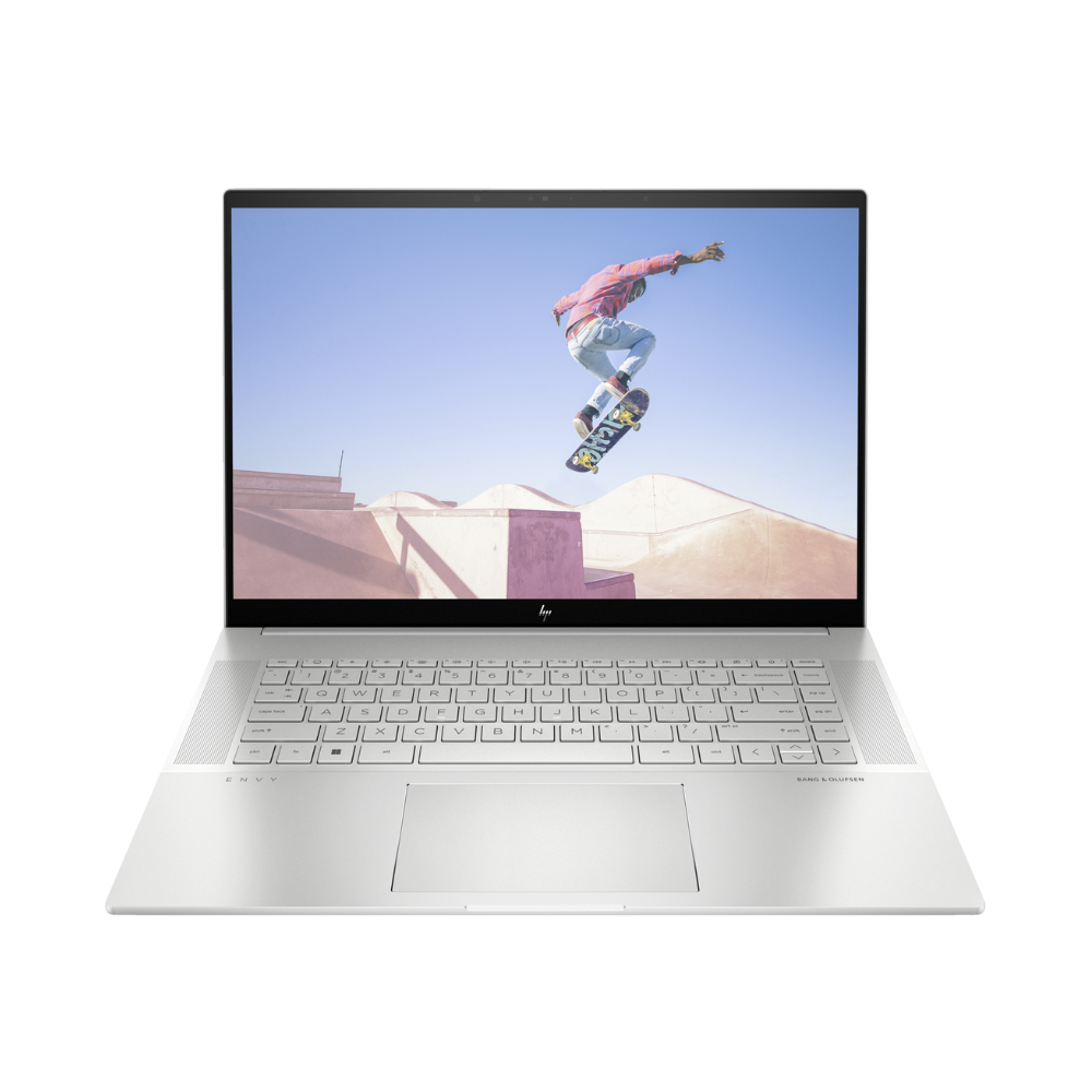 Cap Middle East FZCO--HP--HP Envy 16-h1023dx Laptop, 16" WQXGA Touch IPS Display, Intel Core i9-13900H, 16GB RAM, 1 TB SSD, NVIDIA GeForce RTX 4060 8GB, Backlit ENG Keyboard, Windows 11, Silver