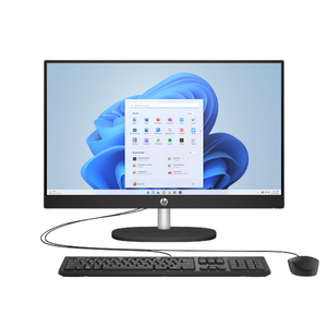 HP 24-cr0308nh All-in-One Desktop – Intel Core i5-1334U | 8GB RAM | 512GB SSD | 23.8" FHD IPS Display | Wi-Fi 6 | Jet Black | FreeDOS