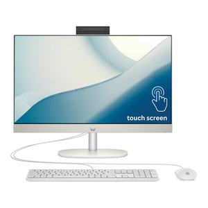 2024 Newest HP All-in-One 24-inch Touchscreen Desktop, 13th Generation Intel Core i7-1355U processor| 16GB DDR4 RAM| 512GB NVMe SSD| 23.8” FHD Display | Windows 11 (Shell White)