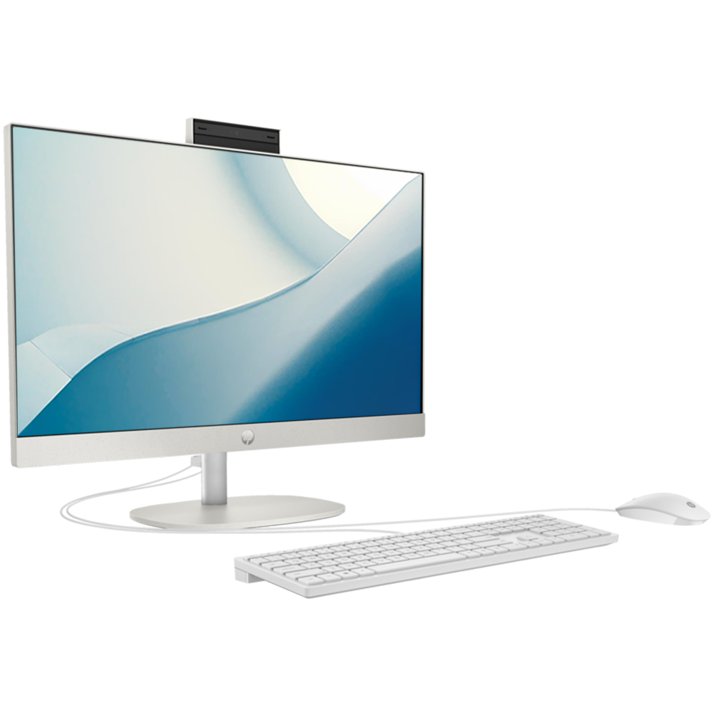 Cap Middle East FZCO--HP--2024 Newest HP All-in-One 24-inch Touchscreen Desktop, 13th Generation Intel Core i7-1355U processor| 16GB DDR4 RAM| 512GB NVMe SSD| 23.8” FHD Display | Windows 11 (Shell White)