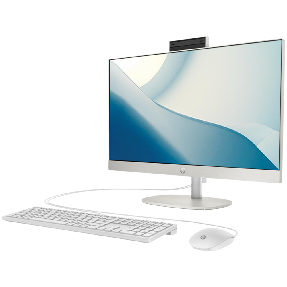 Cap Middle East FZCO--HP--2024 Newest HP All-in-One 24-inch Touchscreen Desktop, 13th Generation Intel Core i7-1355U processor| 16GB DDR4 RAM| 512GB NVMe SSD| 23.8” FHD Display | Windows 11 (Shell White)