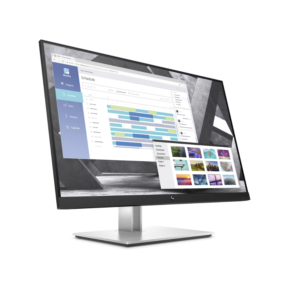 Cap Middle East FZCO-Default Title-HP-Monitor-HP E27q G4 27-Inch QHD IPS Monitor, 2560 x 1440, HP Eye Ease, 4-Way Adjustability (9VG82A9)