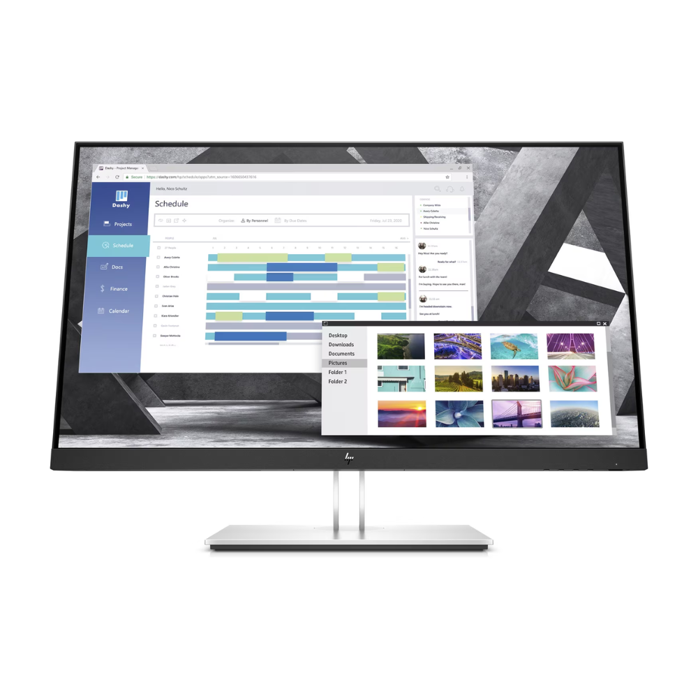 Cap Middle East FZCO-Default Title-HP-Monitor-HP E27q G4 27-Inch QHD IPS Monitor, 2560 x 1440, HP Eye Ease, 4-Way Adjustability (9VG82A9)