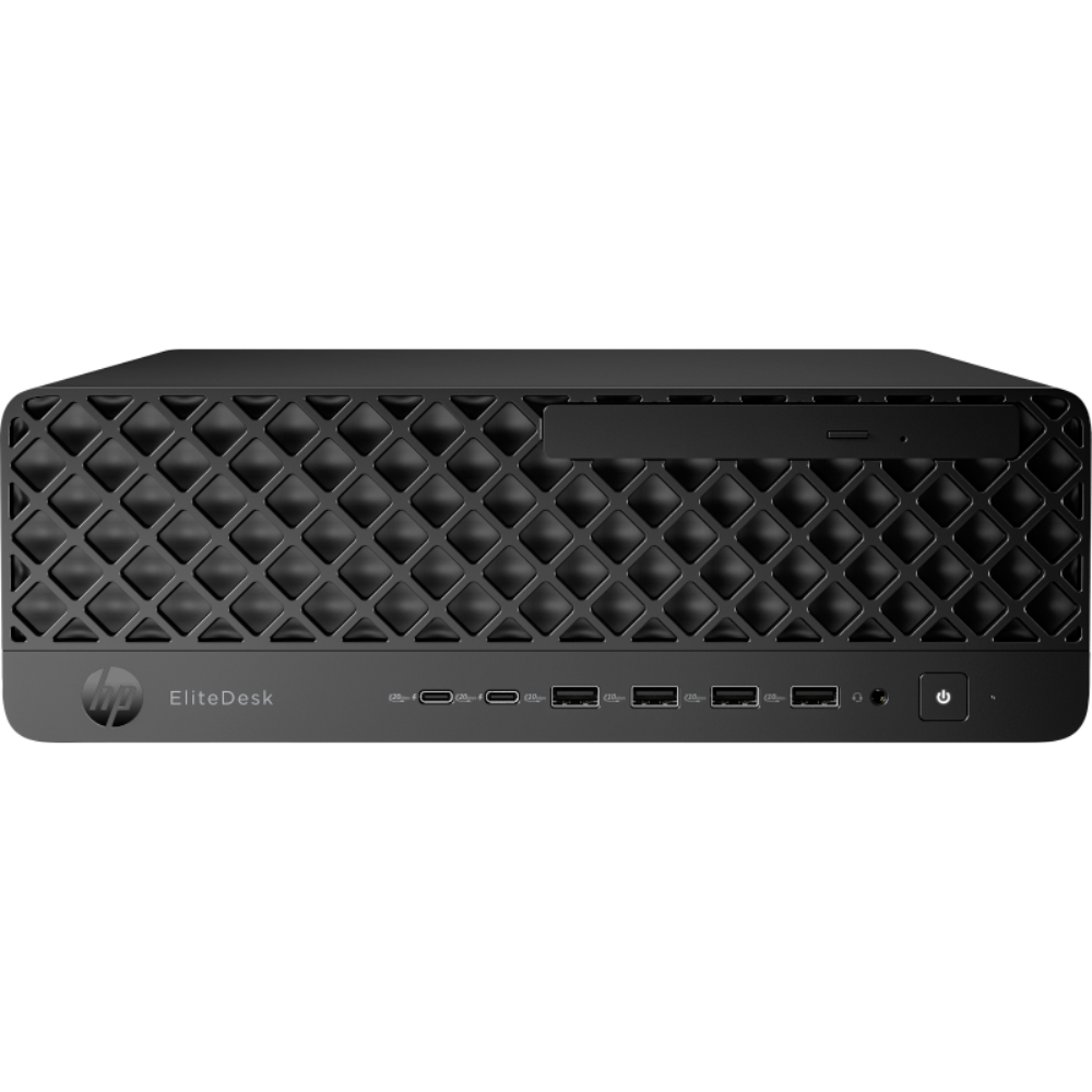 HP EliteDesk 8 SFF G1i Desktop AI PC (D78BMET) – Intel® Core™ Ultra 7 265, 16GB DDR5-5600, 512GB PCIe NVMe TLC SSD, Intel Graphics, Wi-Fi 7 + Bluetooth 5.4, FreeDOS, DVD-RW, Keyboard & Mouse Included – 1 Year Warranty