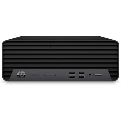 HP ProDesk 400 G7 Small Form Factor Desktop – Intel® Core™ i5-10500, 16GB DDR4, 512GB PCIe NVMe SSD, Intel UHD Graphics 630, DVD-Writer, FreeDOS, Keyboard & Mouse Included, Black – 1 Year Warranty