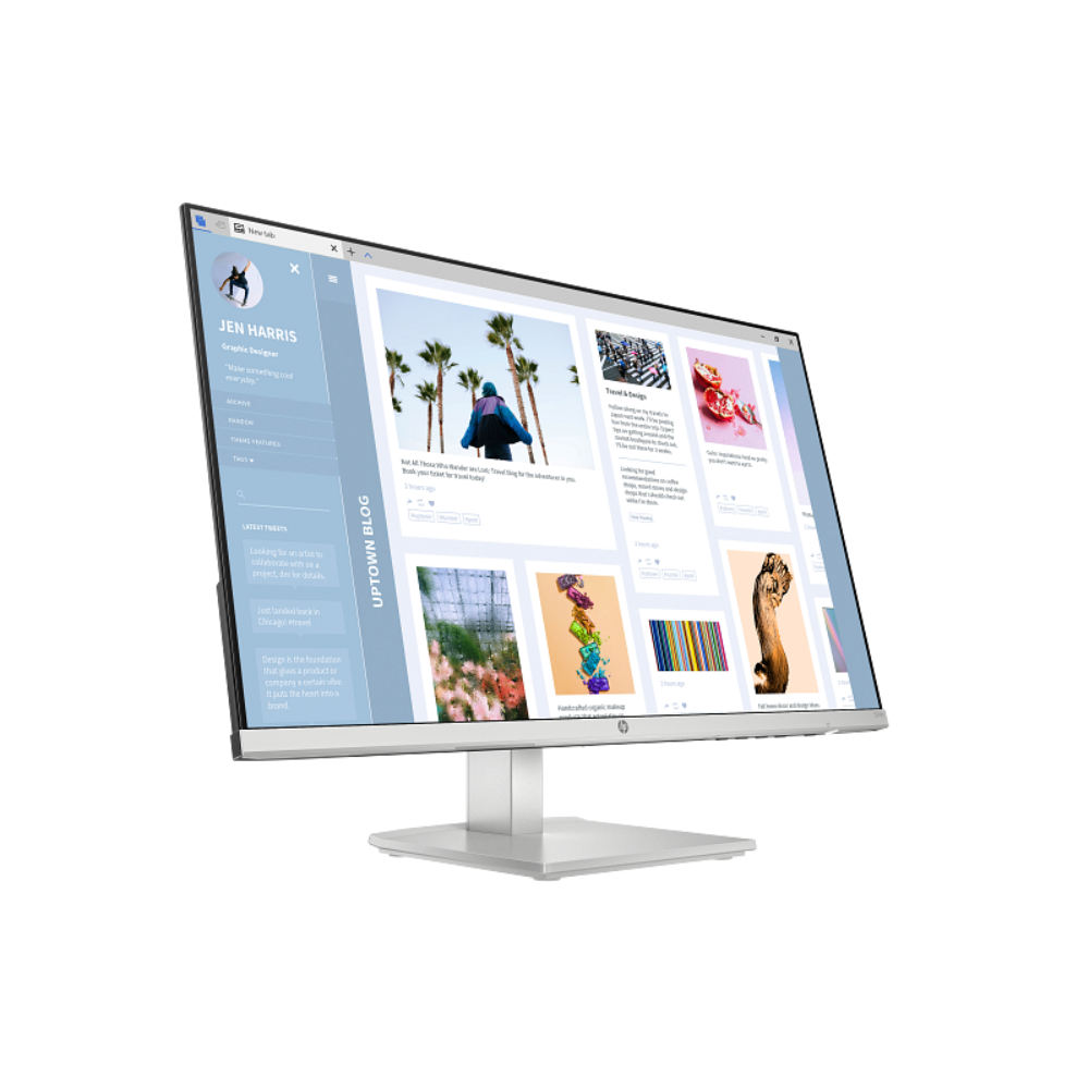 Cap Middle East FZCO-Default Title-HP-Monitor-HP Series 5 23.8-Inch FHD Height-Adjust IPS Monitor 524sh – Stunning Color, Ultra-Slim Design & All-Day Eye Comfort (94C20AA)