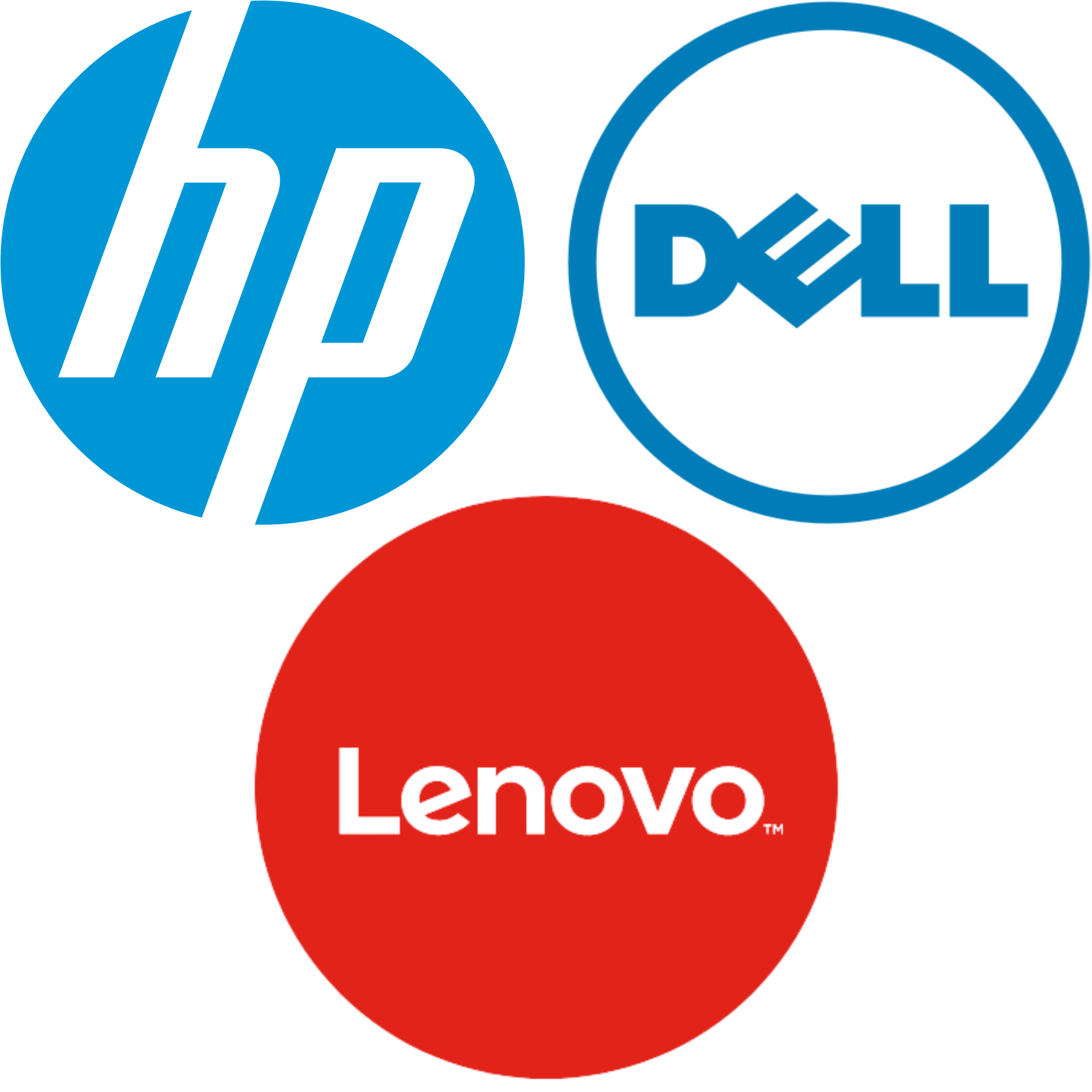 Lenovo, HP, Dell & Microsoft Partner