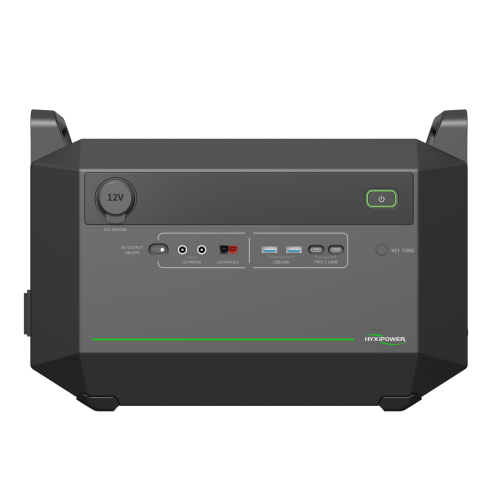 HYXiPOWER EA2500 Portable Power Station, 2496Wh Backup Battery Generator, 2500W Output (4500W Peak), Fast Charging, Multiple Outlets, Emergency Power for Home, Office & Camping