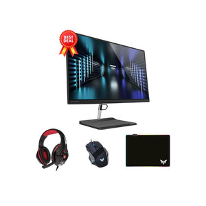 Cap Middle East FZCO-Default Title-LENOVO--Lenovo All-In-One V30a-22 Desktop, 10th Generation Intel i3-1005G1 Processor, Intel® UHD Graphics, 16GB DDR4-3200 RAM, 512GB M.2 SSD, 21.5" FHD Display, DVD-Writer, Windows 11 (Raven Black)-BUNDLE