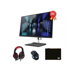 Cap Middle East FZCO-Default Title-LENOVO--Lenovo All-In-One V30a-22 Desktop, 10th Generation Intel i3-1005G1 Processor, Intel® UHD Graphics, 16GB DDR4-3200 RAM, 512GB M.2 SSD, 21.5" FHD Display, DVD-Writer, Windows 11 (Raven Black)-BUNDLE