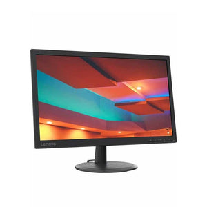 Close-up of the Lenovo C22-20 monitor showcasing its vibrant display colors