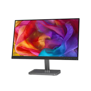 Lenovo L24i-30 23.8'' monitor with a vibrant wallpaper displayed on screen