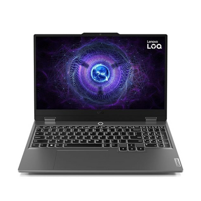 Lenovo LOQ 15IAX9 Gaming Laptop with LA1 AI Chip, 15.6" FHD 144Hz Display, Intel i5-12450HX, 12GB RAM, 512GB SSD, RTX 3050 6GB, Backlit Eng KB, Win 11 Pro, Luna Grey