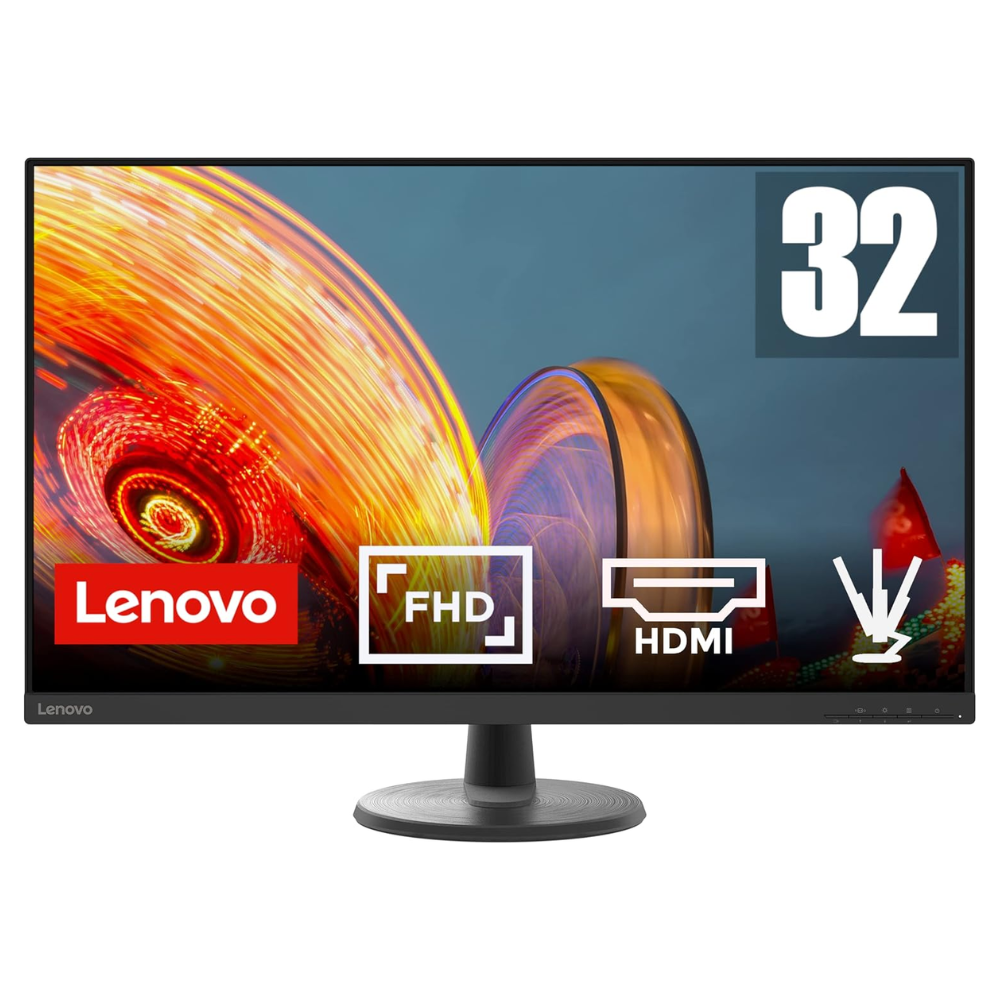 Lenovo D32-40 32 Inch PC Monitor | FHD, 1080p, 60Hz, 5ms, HDMI, DP