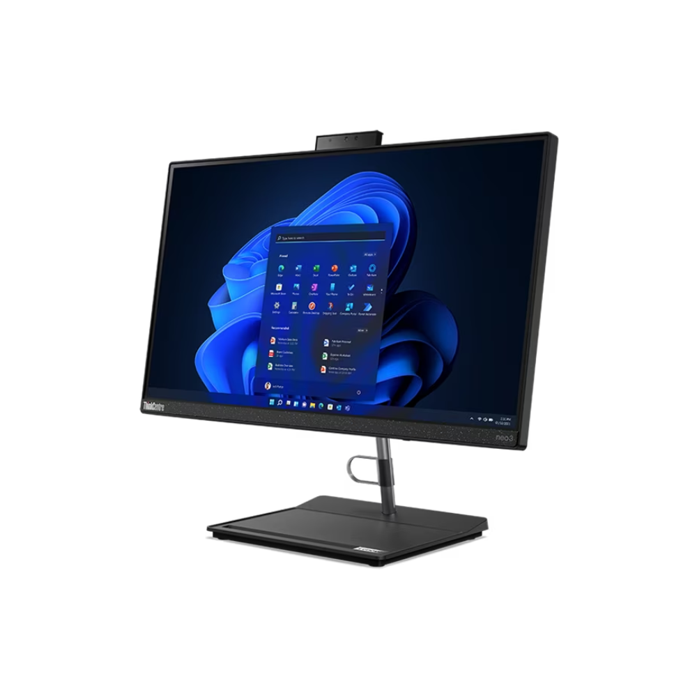 Cap Middle East FZCO--LENOVO--Lenovo Neo30a-22 All-in-One Desktop, 12th Generation Intel Core i3-1215U Processor, IntelÂ® UHD Graphics, 8GB DDR4 RAM, 256GB M.2 SSD, 21.5â€ FHD Display, DVD-Writer, Windows 11 (Jet Black)