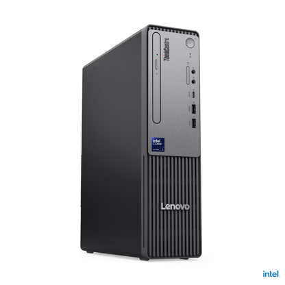 Lenovo ThinkCentre neo 50s Gen 6 SFF Desktop AI PC (13DM001FGP) – Intel® Core™ Ultra 3 205, 8GB DDR5-5600, 512GB PCIe 4.0 NVMe SSD, Intel Graphics, FreeDOS, Keyboard & Mouse Included, Raven Black – 1 Year Warranty